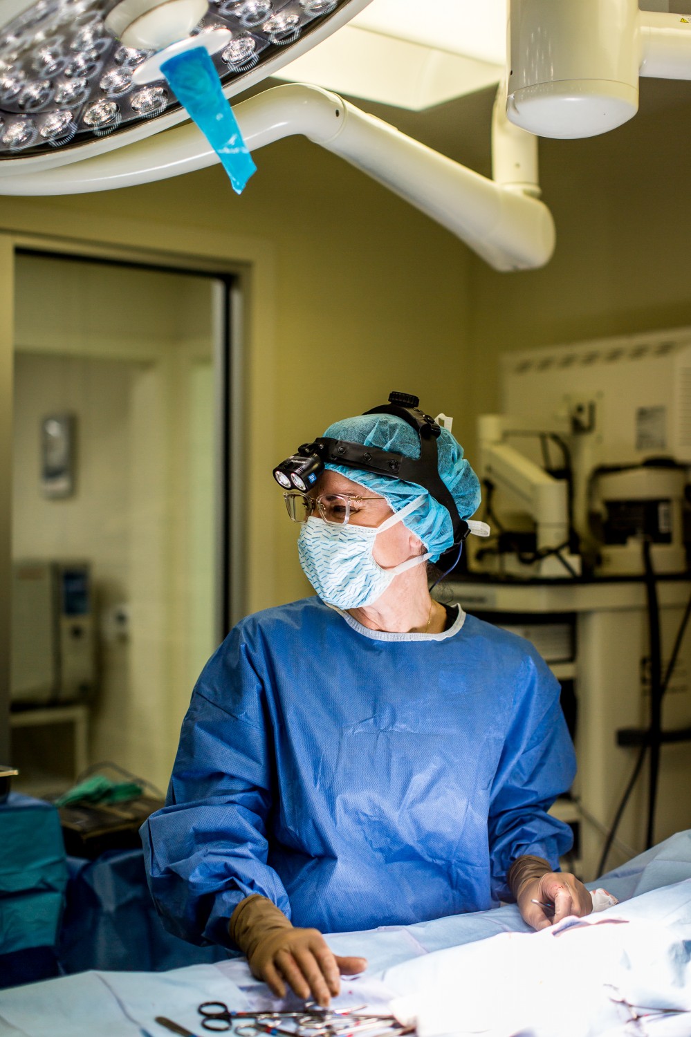 Doctor is surgery